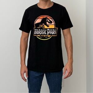 JurassicPark Black T-Shirt Large